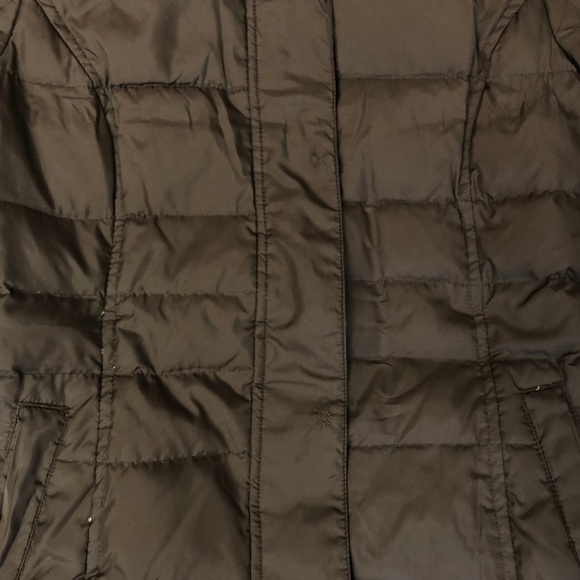 Tommy Hilfiger Quilted Parka Brown Hooded Jacket S - Picture 3 of 8